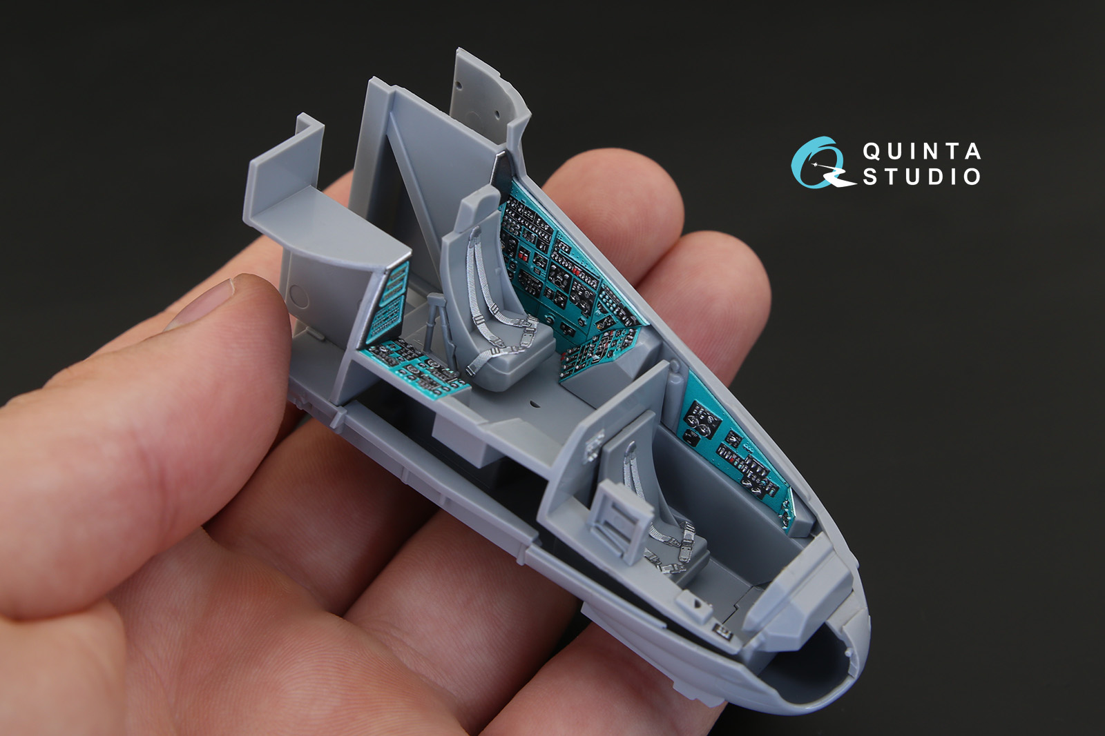 QD48155 3D Декаль интерьера кабины Ми-24П, 1/48 