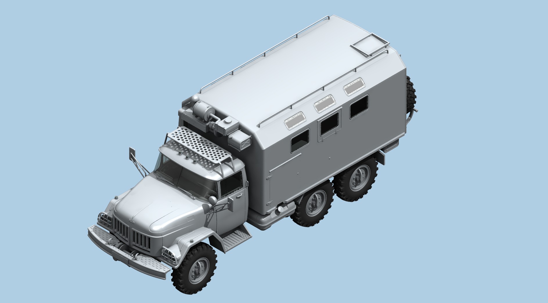 35524 ЗиЛ-131 КШМ с советскими водителями ICM