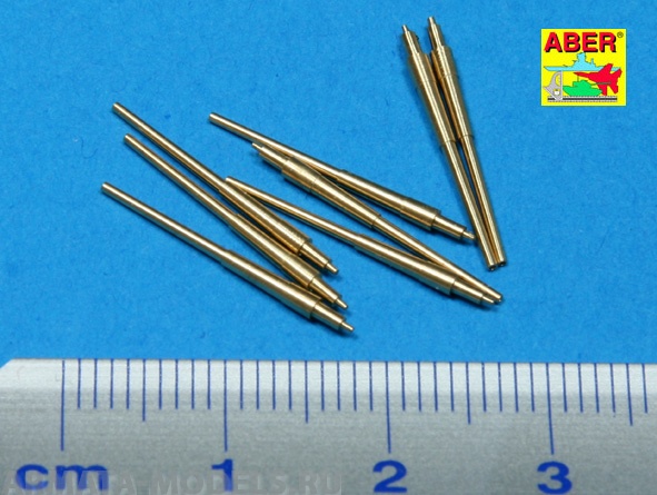 ABR-1:700-L-14  Дополнения для  Set of 8 pcs 380 mm barrels for ships: Bismarck, Tirpitz для  1/700