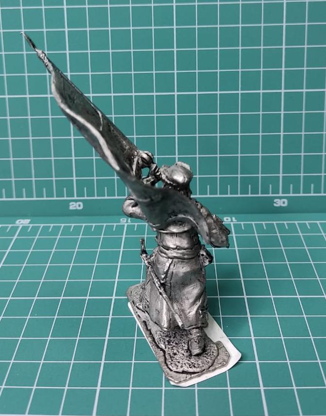 4167ТБ ВИМ, пеший стрелец - знаменосец, 54 мм Три Богатыря