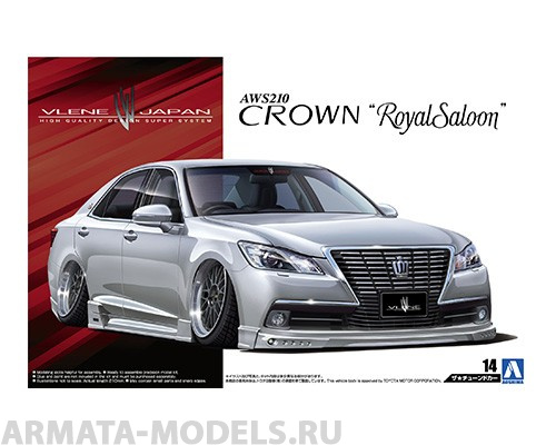 00855 Toyota Crown Royal Saloon G '12 AWS210 Vlene Aoshima