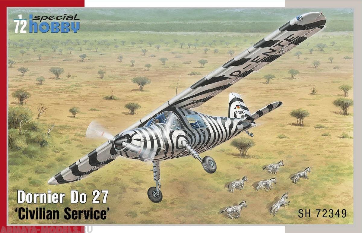SH72349 Самолет Dornier Do 27 Civilian Service Special Hobby