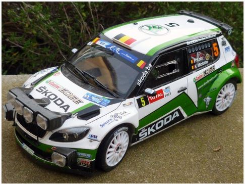 BEL004 Модель автомобиля SKODA FABIA S2000 Belkits