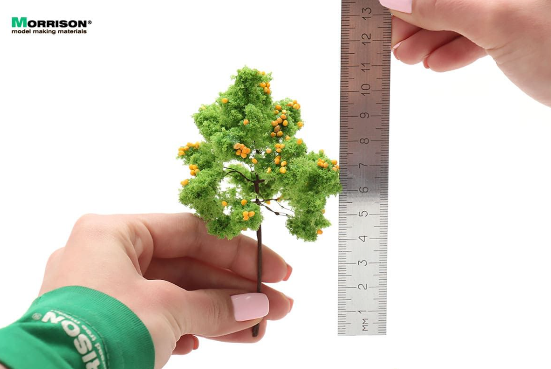 011dfr003 Фруктовое дерево д/макета (желтые плоды)