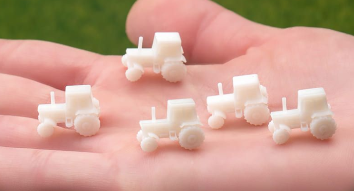 020-TRR-250 Модели колесных тракторов  М 1:250 (Набор 5 штук)