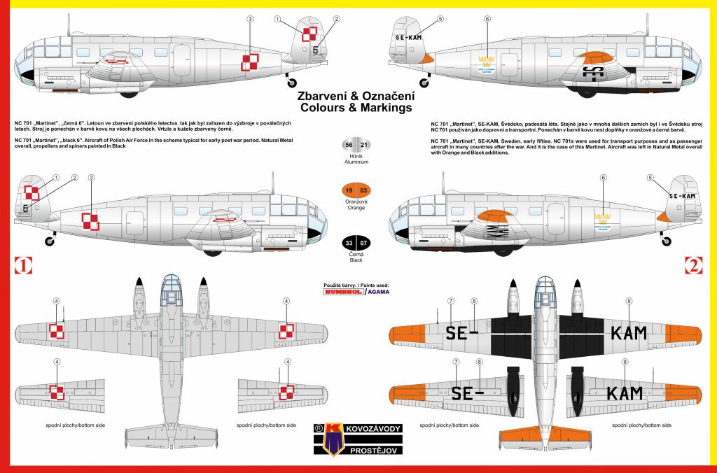 KPM0054 NC.701 Martinet KP Models