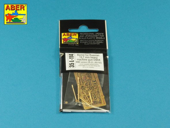 ABR-35-L-114  Дополнения для  Barrel for Russian 12,7mm heavy machine gun DShK, WWII version (JS-2:; JS-3; JSU-152)  универсальный набор 1/35