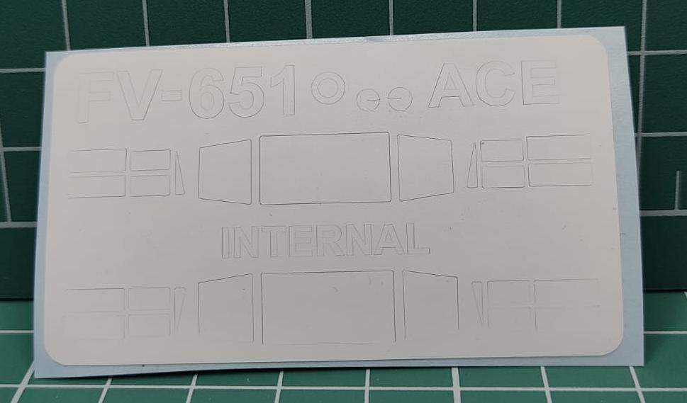 72352-1KV Окрасочная маска FV-651 Mk.6 Crash Tender Salamander (ACE #72434) - (Двусторонние маски)