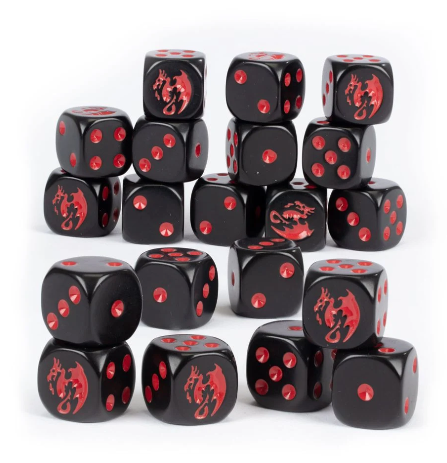91-99GW Набор кубиков Бездушные Повелители Могил (Soulblight Gravelords Dice Set)