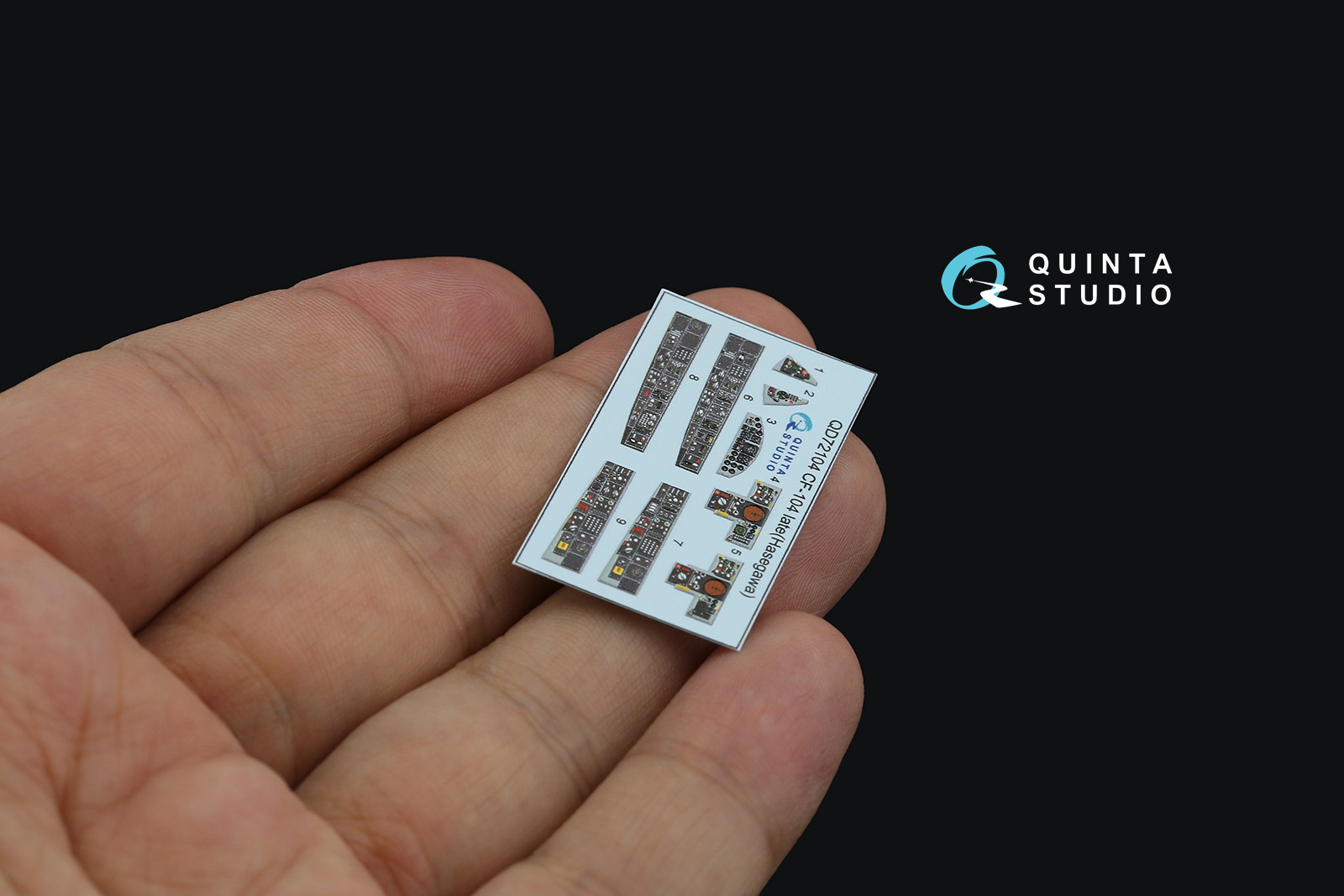 QD72104 3D Декаль интерьера кабины CF-104 late (Hasegawa)