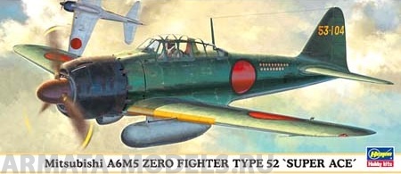 00919  Самолет Mitsubishi A6M5 Zero Fighter Type 52 Hasegawa