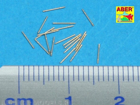 ABR-1:350-L-17  Дополнения для  Set of 20 pcs 20 mm L/65 barrels  MG C/30 for German ships для  1/350