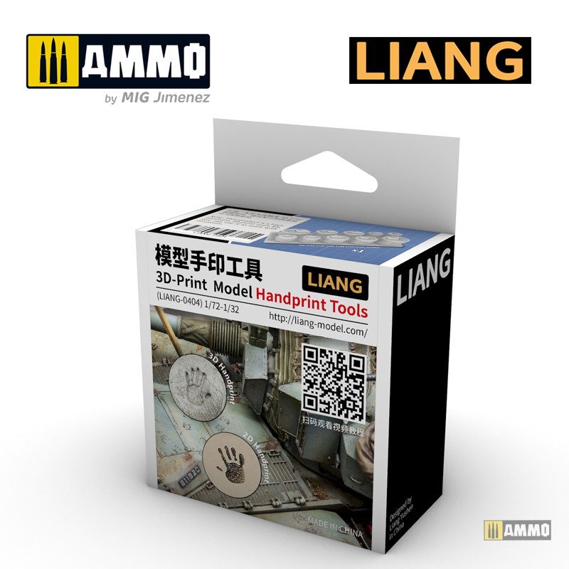 LIANG-0404 Набор штампов 3D-print Model Handprint Tools