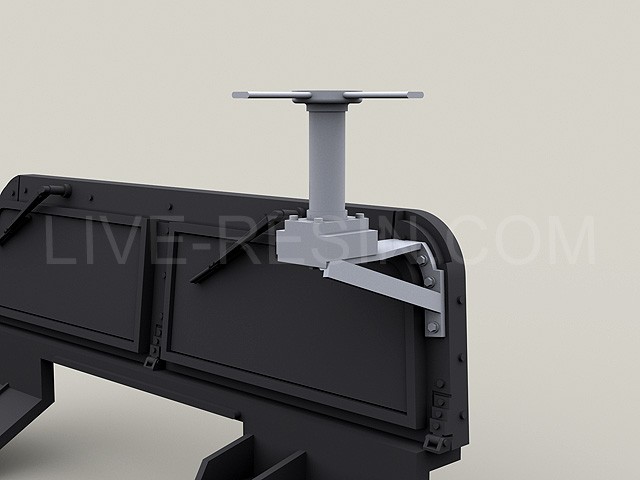 LRE35159 Спутниковая антенна Mini-UHF X-Wing для системы TACSAT с базовым блоком