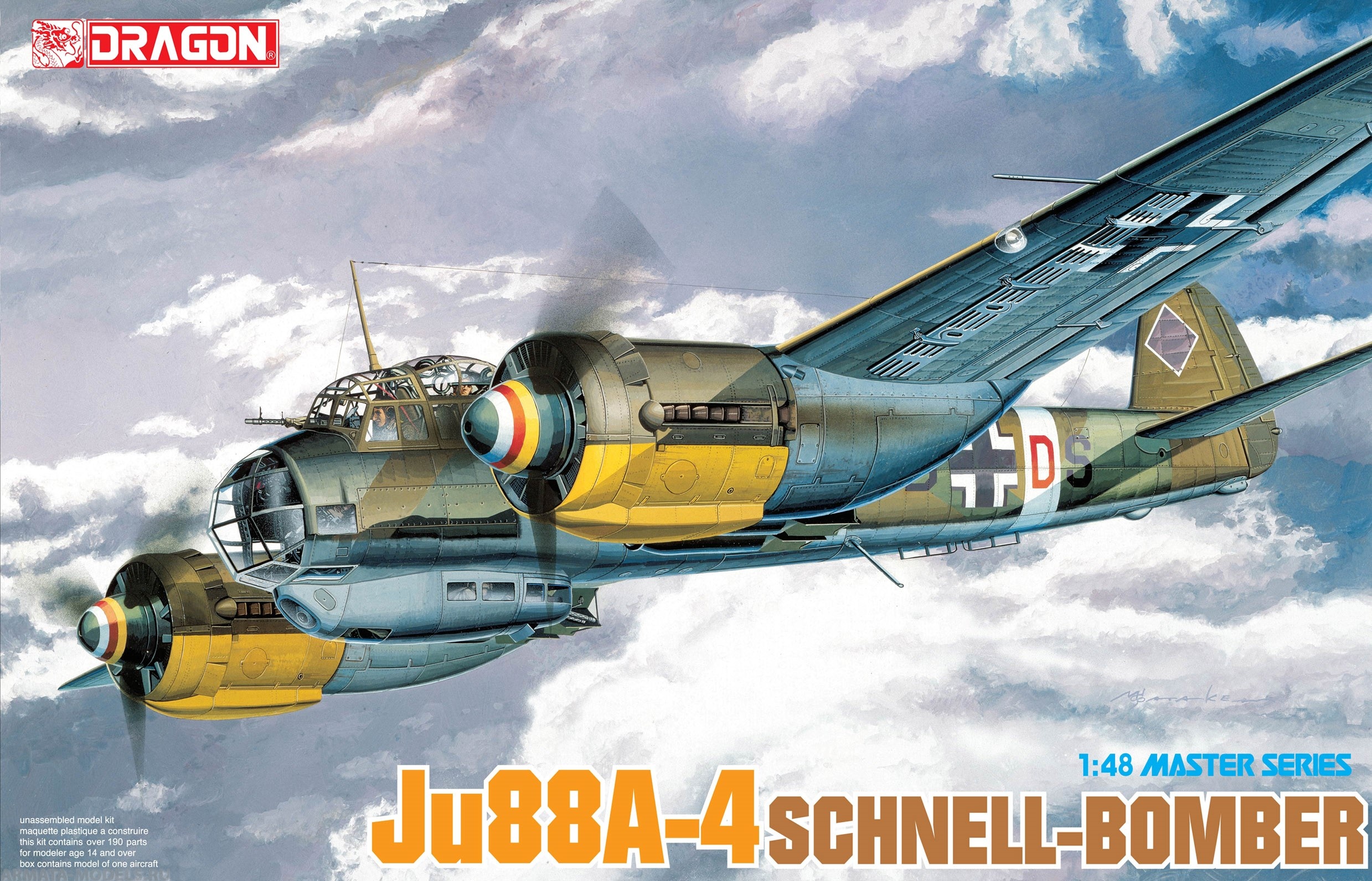 5528Д Самолет Ju88A-4 Schnell Bomber Dragon