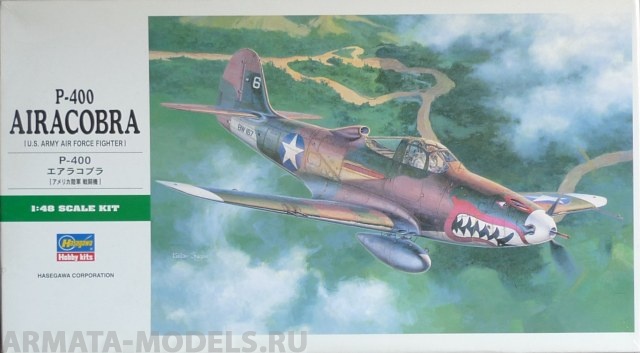 09092 Самолет P-400 AIRACOBRA JT92 Hasegawa