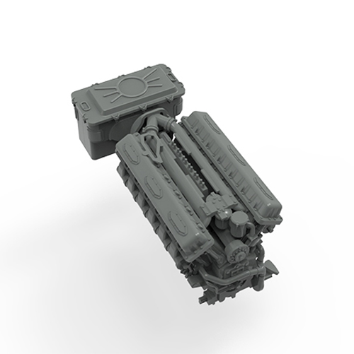 SPS-028 RUSSIAN V-84 ENGINE (FOR TS-014 & TS-028 & ALL OTHER T-72 MODELS) 1/35 Meng