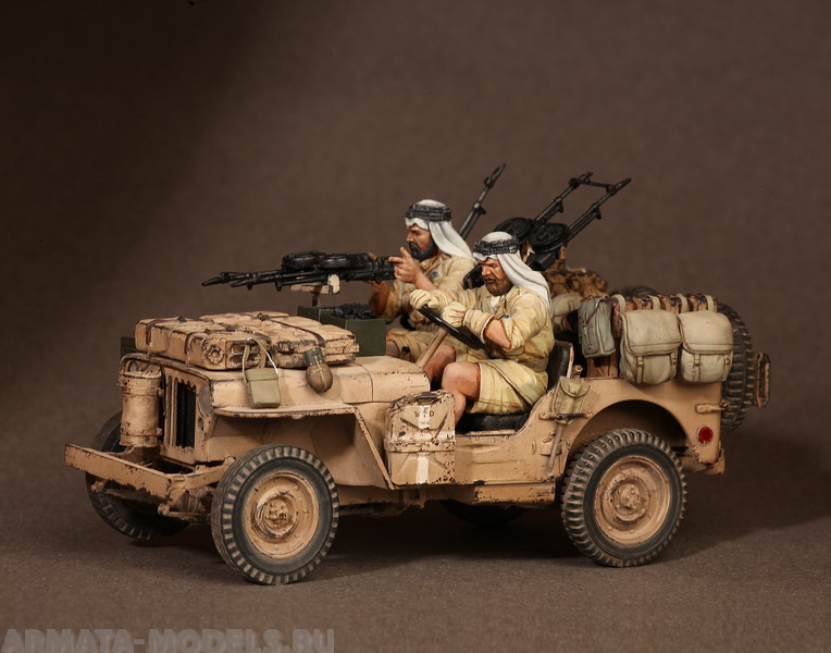 3569SOGA Crew of the Jeep SAS. North Africa.1941-42 #3 SOGA Miniatures