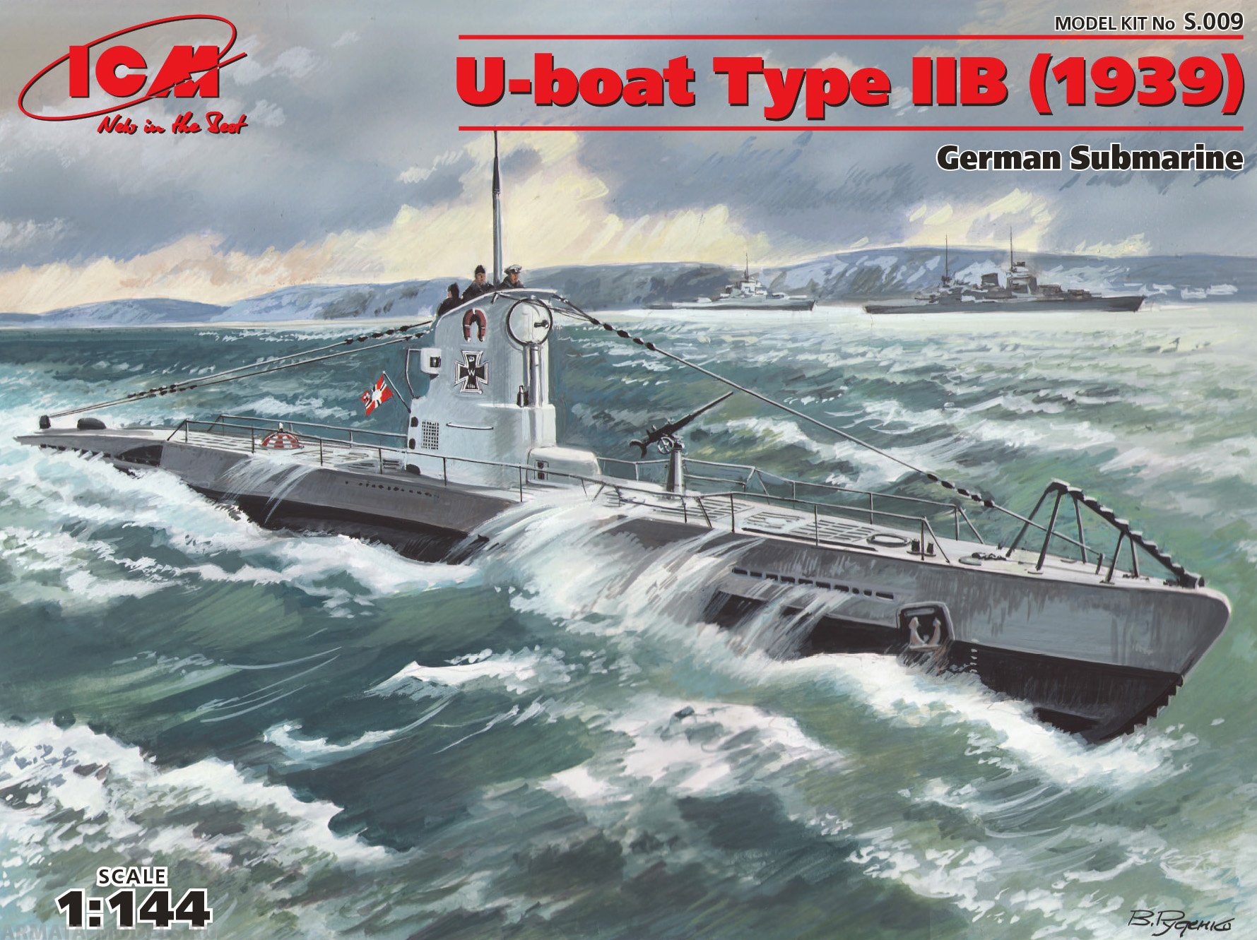 S.009 U-Boat Type IIB (1939) - Германская подводная лодка ICM
