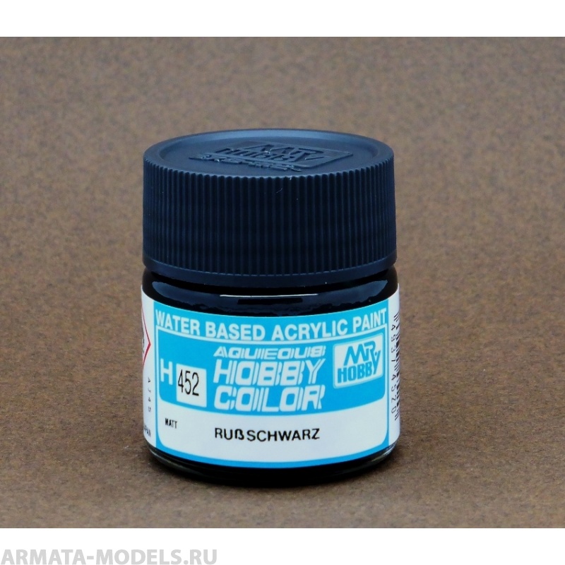 H452 Краска  10мл  SOOT BLACK