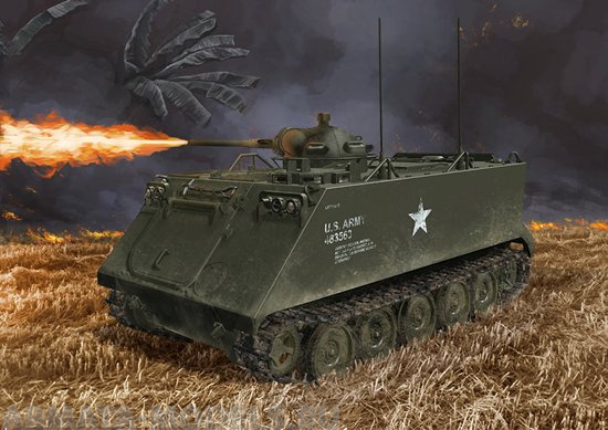 3621Д 1/35  M132 Armored Flamethrower Dragon