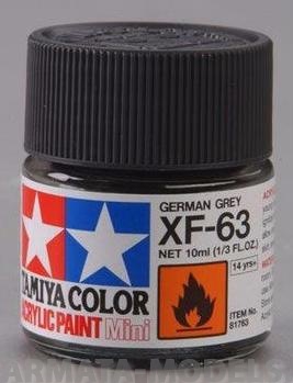 81763T XF-63 German Grey (Германская серая) краска акрил. 10мл.