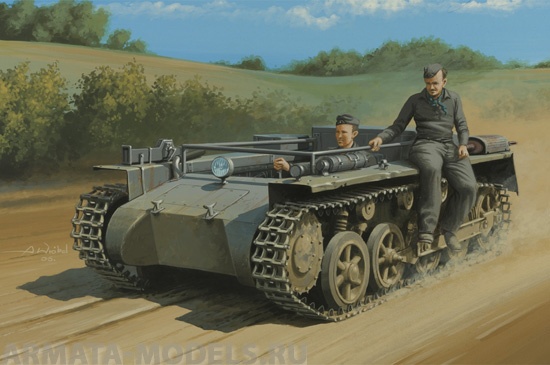 80144 Танк German Pz.Kpfw.1 Ausf. A ohne Aufbau Hobby Boss
