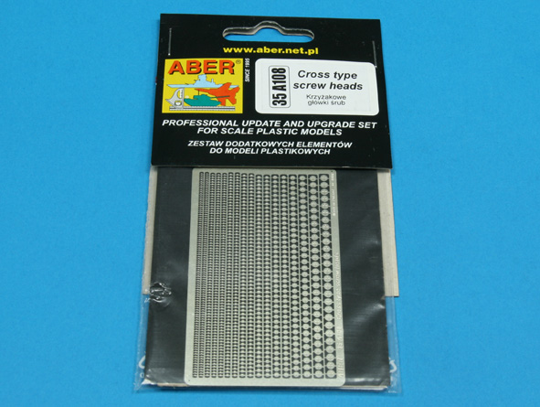 ABR-35-A108  Дополнения для  Cross type screw heads для  1/35