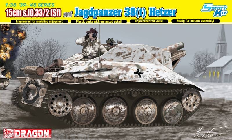 6489Д САМОХОДКА s.lG.33/2(Sf) auf JAGDPANZER 38(t) Dragon