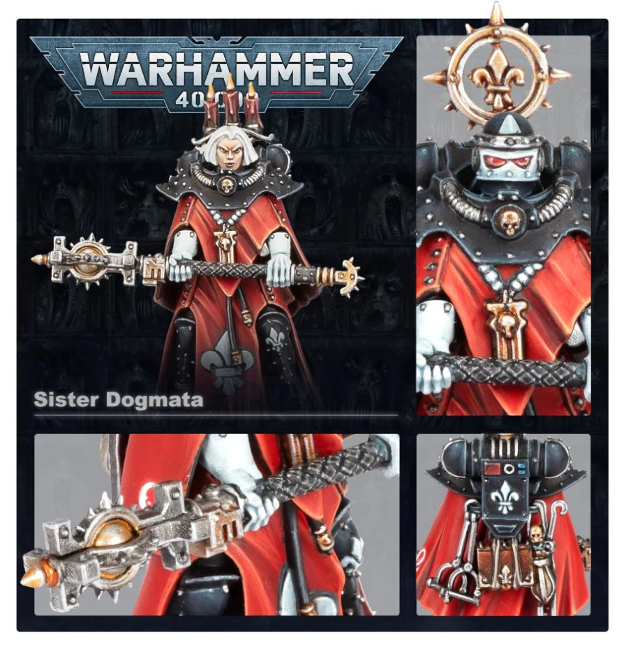 52-32GW Набор Адепта Сороритас. Сестра Догмата (Adepta Sororitas Sister Dogmata)