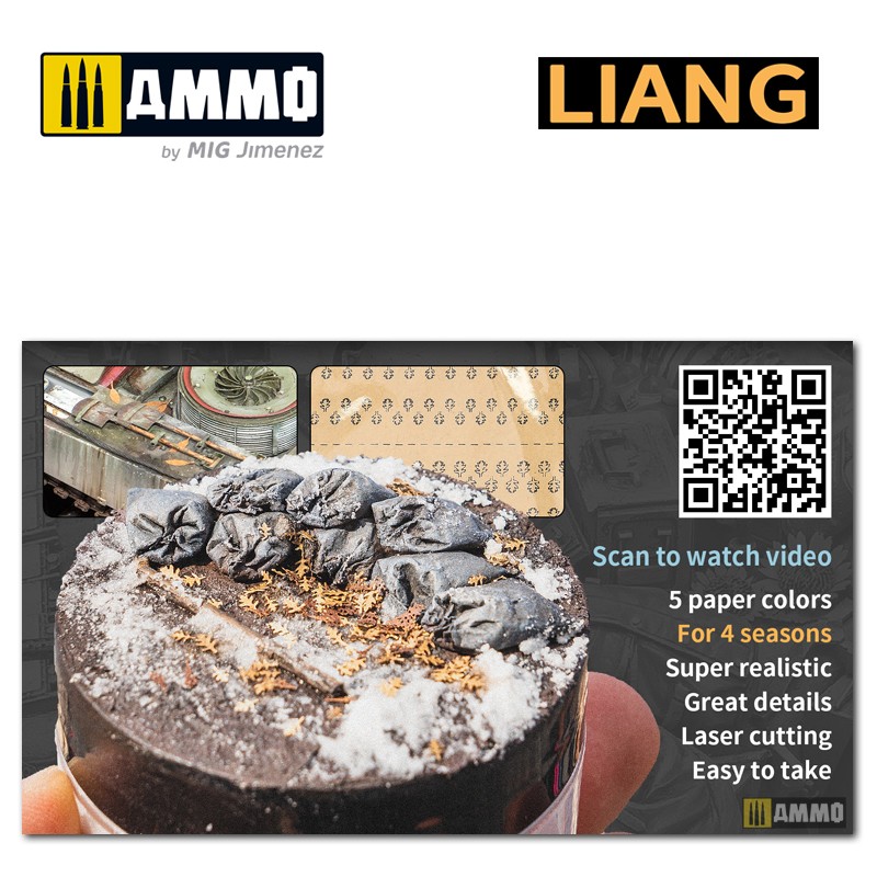 LIANG-0145 Набор декораций Paper Leaves Series - Autumn 3