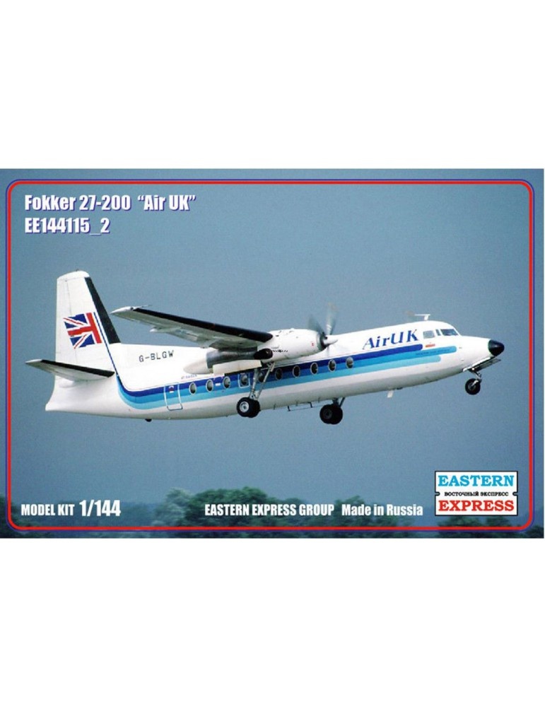 ЕЕ144115_2 Пас. самолет Fokker F-27-200 Air UK