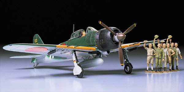 61027 Истребитель A6M5с TYPE 52 ZERO (ZEKE) 7 фигур. Tamiya