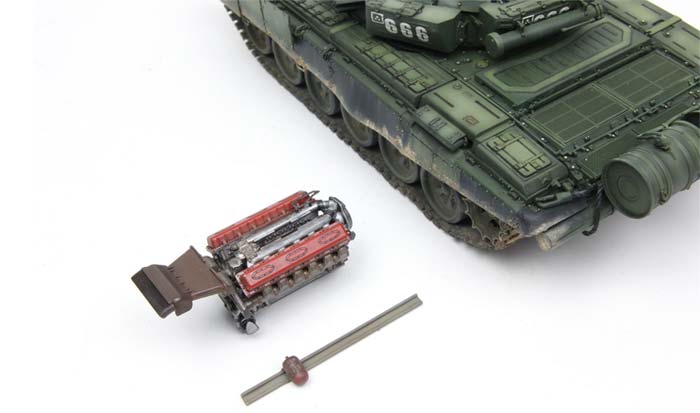 SPS-028 RUSSIAN V-84 ENGINE (FOR TS-014 & TS-028 & ALL OTHER T-72 MODELS) 1/35 Meng
