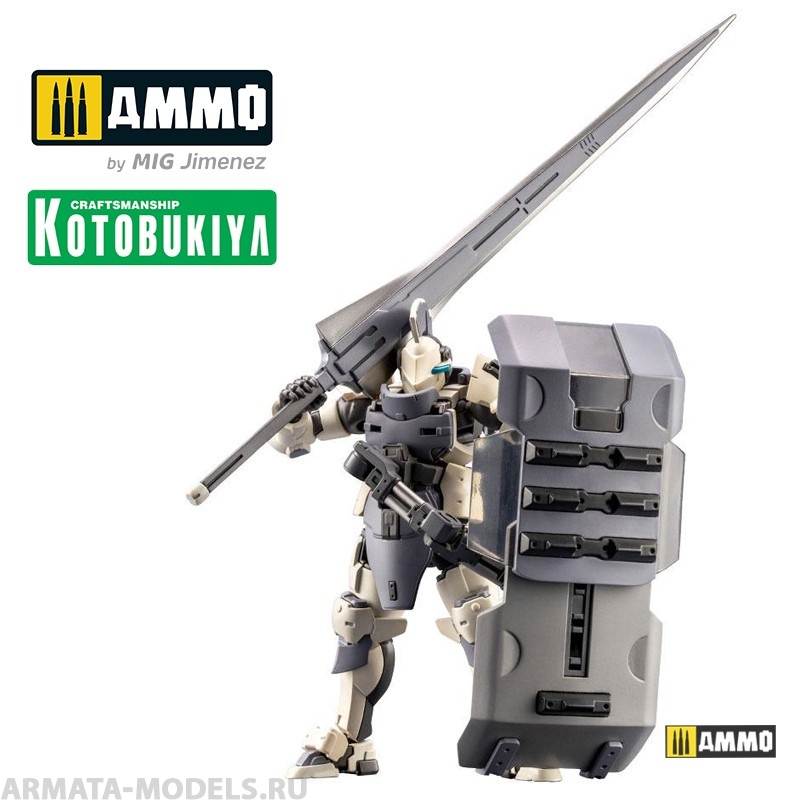 KTOHG045 Коллекционая сборная модель  HGPM 1/24 Governor Armor Type Knight Bianco 8 cm KOTOBUKIYA