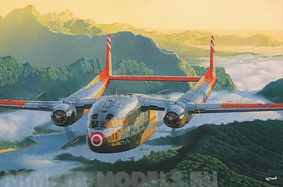 Rod321 Самолёт Fairchild C-119G Boxcar Roden