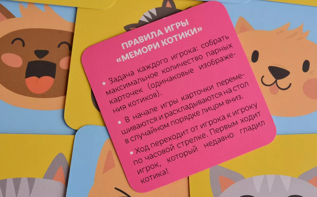 ТК001FI Мемори Котики