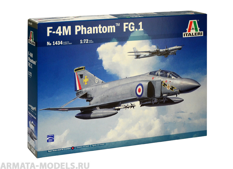 1434ИТ Самолет F-4M Phantom FG.1 Italeri