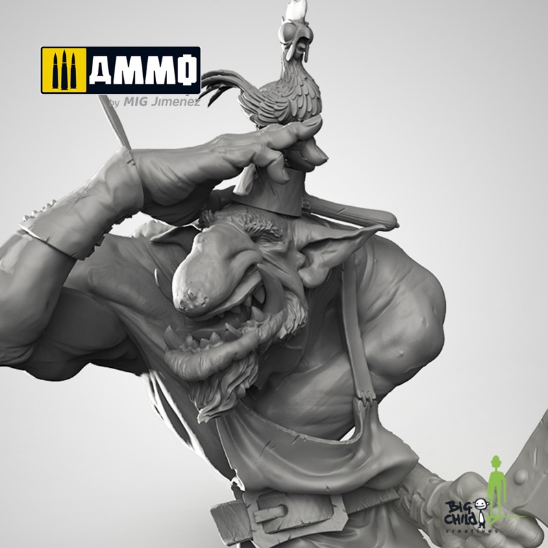 BCBSBU0004 Бюст Ugg the Chicken Quest BIG CHILD