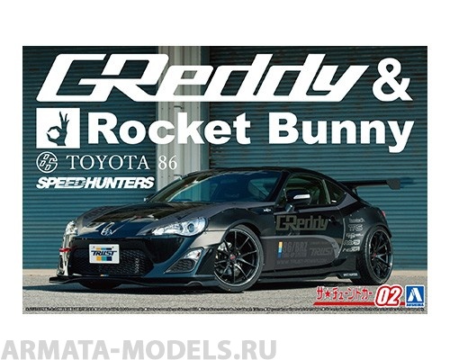 06187 Toyota 86 '12 GReddy&Rocket Bunny Volk Racing Ver. Aoshima