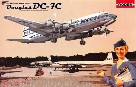 Rod301 Самолёт DC-7C Pan American World Airways (PAA) Roden
