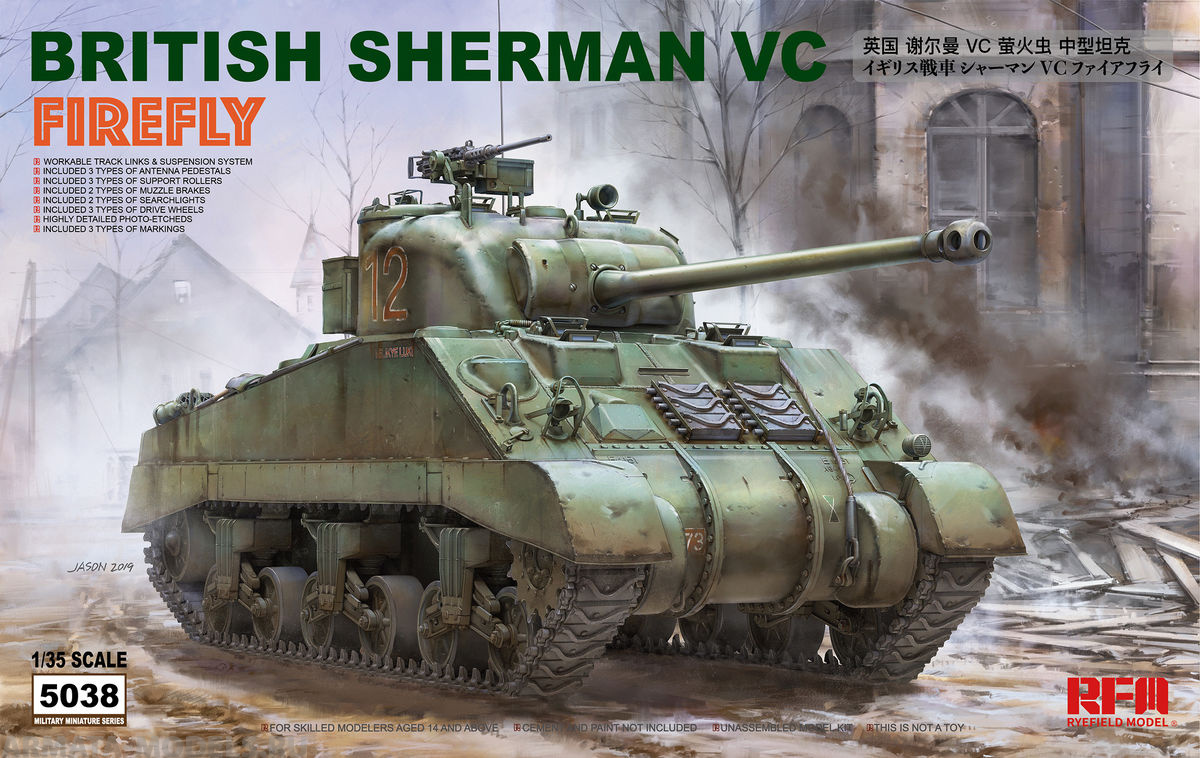 RM-5038 British Sherman VC Rye Field Model (RFM)