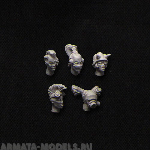 fem-head-punk female heads punk-style (5pcs) BROTHER VINNI's