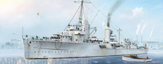 05793P German Zerstorser Z-7, 1942 Trumpeter