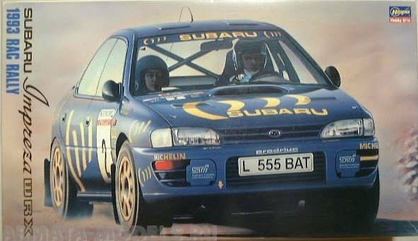 25017 Автомобиль Impreza 1993 RAC Rally Hasegawa