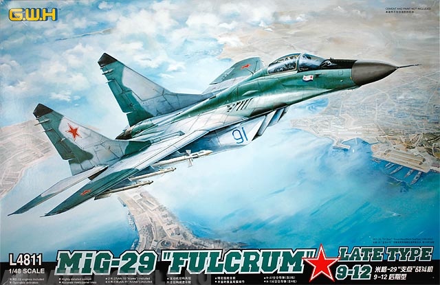L4811 Самолет МИГ-29 9-12 Fulcrum Great Wall