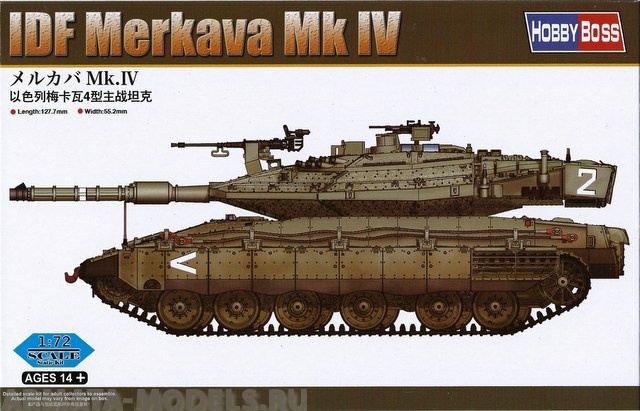 82915 Танк Israeli Merkava Mk IV 1/72 Hobby Boss