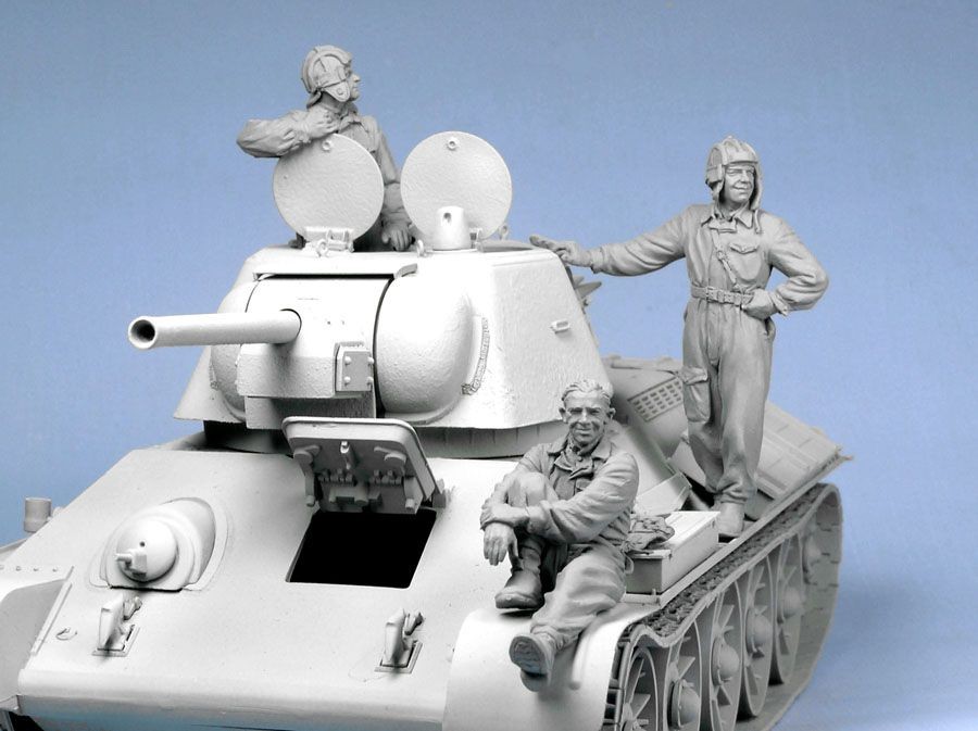 T-35001 Советские танкисты, лето 1943-45 гг (3) Tank