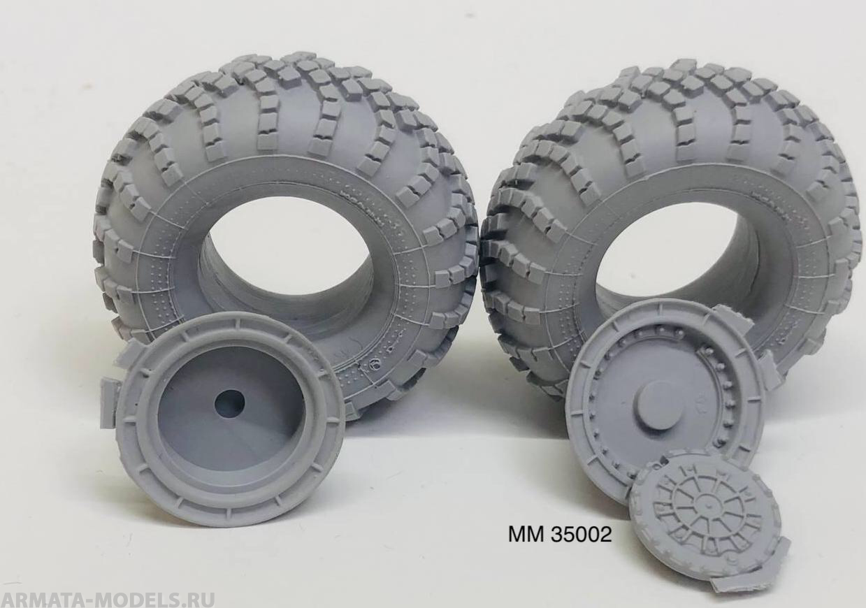 mm35003 Колеса 8шт В-77 с ран. ступицей МАЗ-543