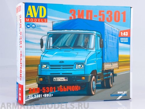 1405AVD Сборная модель ЗИЛ-5301 Бычок AVD Models